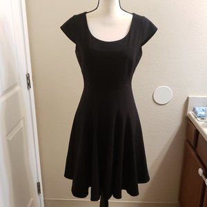 Calvin Klein Retro Black Modest Dress